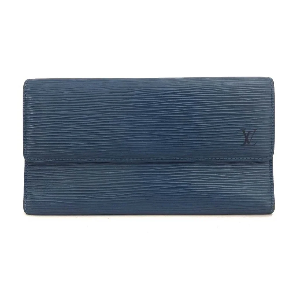 Louis Vuitton Epi Leather Blue Wallet - Picture 2 of 10